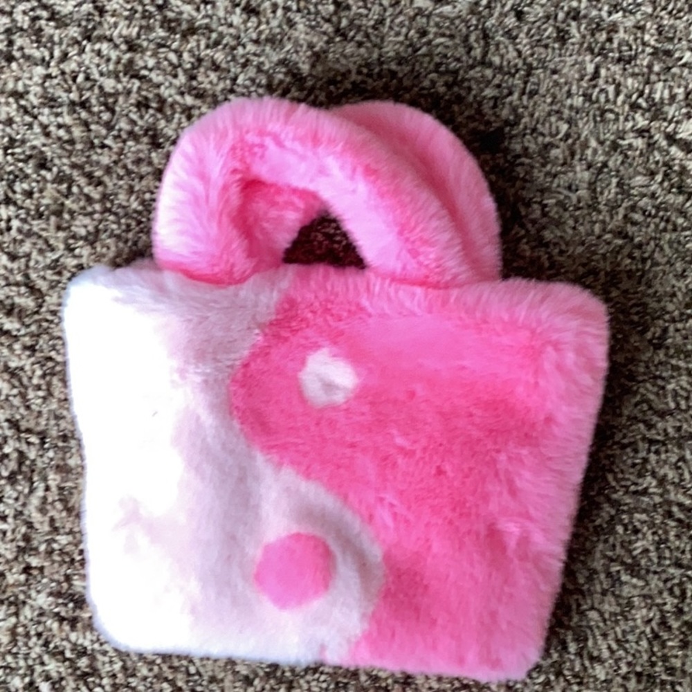 Hot pink and pink bag